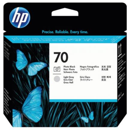 Cabezal hp lf de impresi&oacute;n 70 lt photo color negro-gris