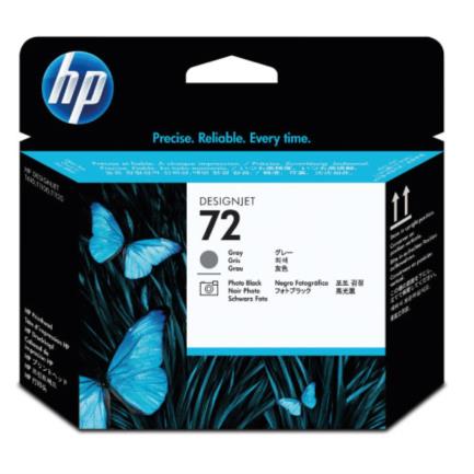 Cabezal hp lf de impresi&oacute;n 72 color gris-negro fotogr&aacute;fico