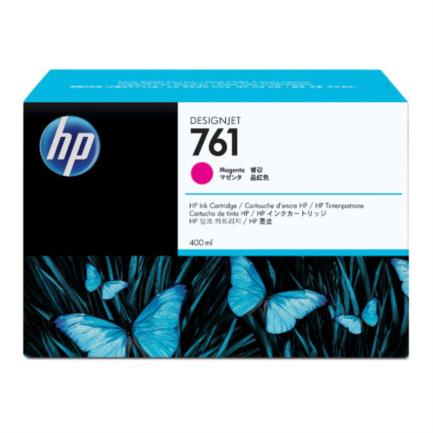 Tinta hp lf 761 magenta t7100 designjet 400ml