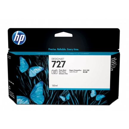 Tinta hp lf negro fotografico designjet 727 130ml