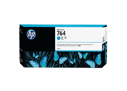 Tinta hp lf 764 cyan 300ml