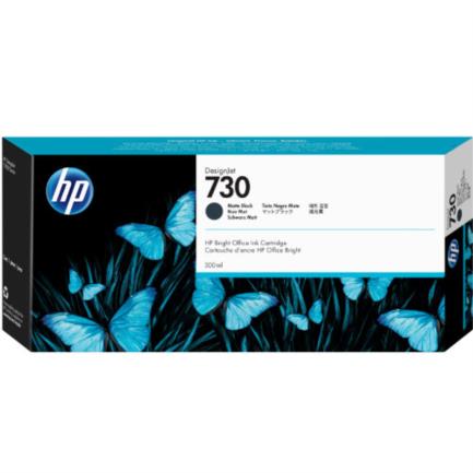 Tinta hp designjet 730 300ml color negro mate
