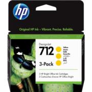 Tinta HP LF DesignJet 712 3 Pack 29ml Color Amarillo - Vista 3