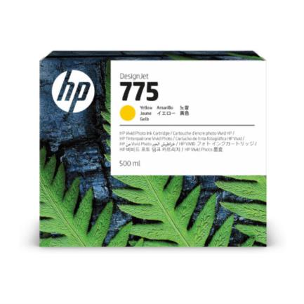 Tinta hp lf 775 500ml color amarillo