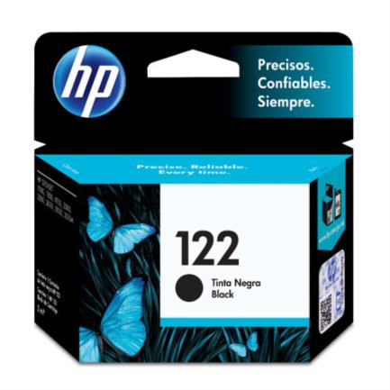 Tinta hp 122 negro deskjet 2820/2840/ mf 3050/j610/j611/4550