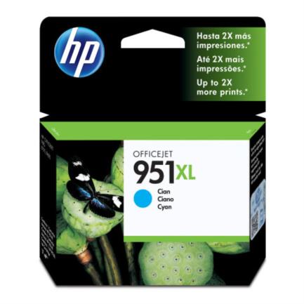 Tinta hp 951xl cyan oj 8100/8600