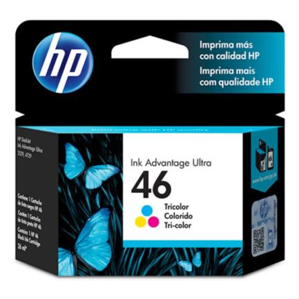 Tinta hp 46 advantage tricolor