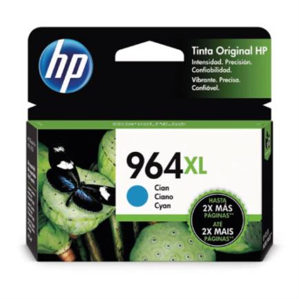 Tinta hp 964xl cian original ink