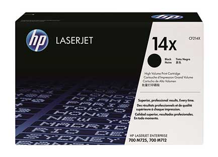 Toner hp 14x negro