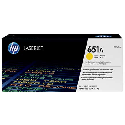 Toner hp 651a amarillo