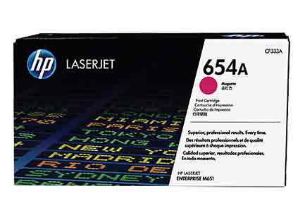 T&oacute;ner hp laserjet 654a magenta