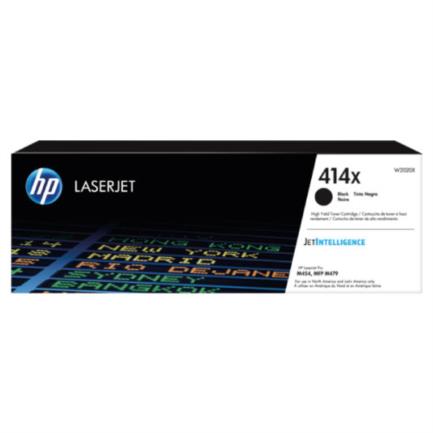 Toner hp 414x negro original laserjet alto rendimiento