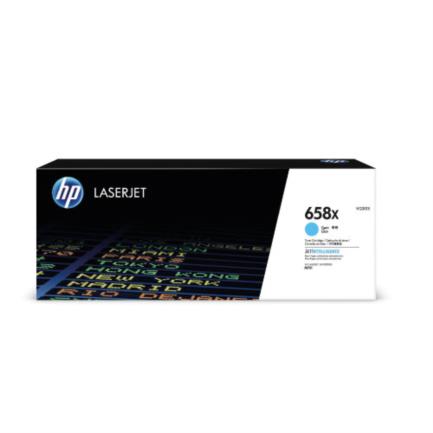 Toner hp 658x cian original laserjet alto rendimiento