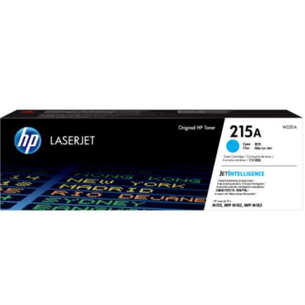 Toner hp laserjet 215a original color cian.