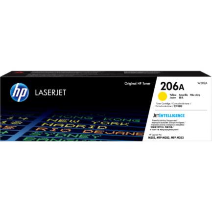 Toner hp laserjet 206a original color amarillo.