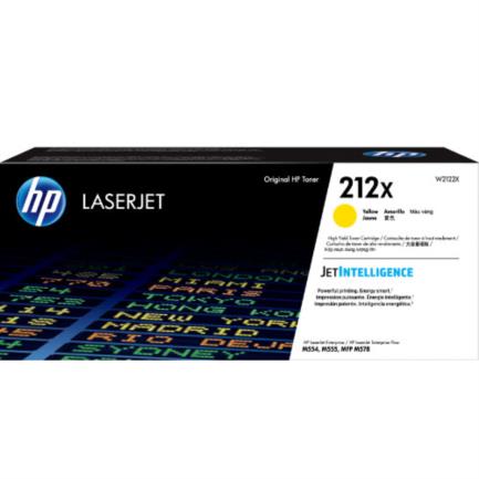 T&oacute;ner hp laserjet 212x alto rendimiento color amarillo