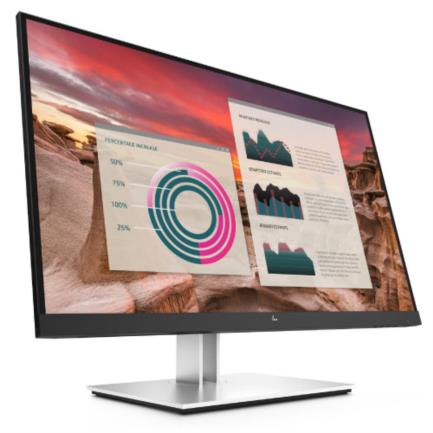 Monitor HP 27" Led EliteDisplay E27u G4 QHD Resolución 2560x1440 Panel IPS - Vista 2
