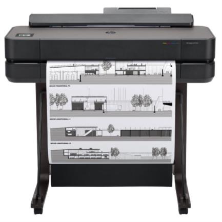 Plotter hp designjet t650 inyección térmica de tinta 24" resolución 2400x1200 dpi