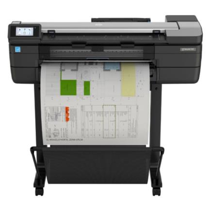 Plotter hp designjet t830 24" multifunción inyección térmica de tinta resolución 2400x1200 dpi producto frágil revisar c