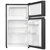 Frigobar Hisense 3.1Pies 2 Puertas Negro - Vista 5