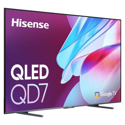 Televisor hisense 100" qd7n qled 4k ultra hd google tv hdmi/usb