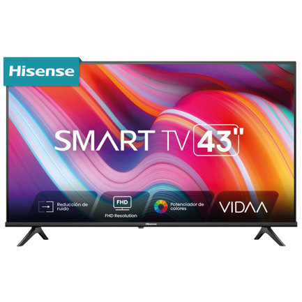 Televisor hisense 43 pulgadas a4 smart vidaa u8.5 tv fhd resoluci&oacute;n 1920x1080 full array