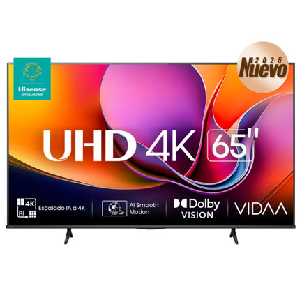 Television hisense a65nv 65 pulgadas uhd 4k vidaa 65a65nv