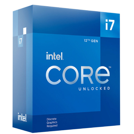Procesador intel core i7 12700kf 3.6ghz 25mb 125w s 1700 dodeca core 12th gen sin gráficos sin disipador bx8071512700kf