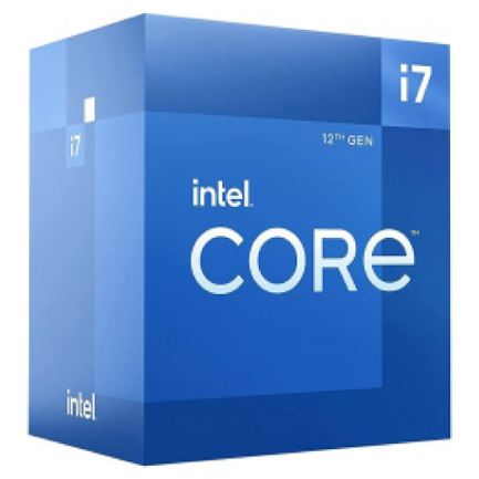 Procesador Intel Core i7 12700 3.6GHz 25MB 65W S 1700 Dodeca Core 12th Gen con Gráficos con Disipador BX8071512700 - MAS RECIO