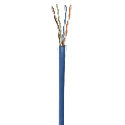 Bobina Intellinet Cat 5e Cobre UTP Solida Azul - Vista 2