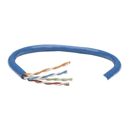 Bobina intellinet cat 5e cobre utp solida azul