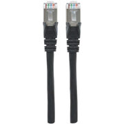 CABLE INTELLINET PATCH CAT 6a  7.6M(25.0F) S/FTP NEGRO - Vista 5