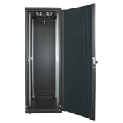 GABINETE INTELLINET 19" RACK CERRADO 22U PUERTA CRISTAL FLATPACK COLOR NEGRO - Vista 8