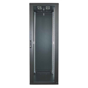 GABINETE INTELLINET 19" RACK CERRADO 22U PUERTA CRISTAL FLATPACK COLOR NEGRO - Vista 6