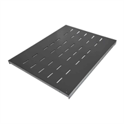 Charola gabinete intellinet fija 19" 1u 600mm profundidad alta resistencia color negro