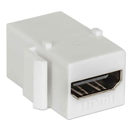Cople intellinet tipo keystone hdmi h-h color blanco
