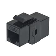 Cople Intellinet Keystone RJ45 Cat5e UTP 8P8C H-H Color Negro - Vista 5