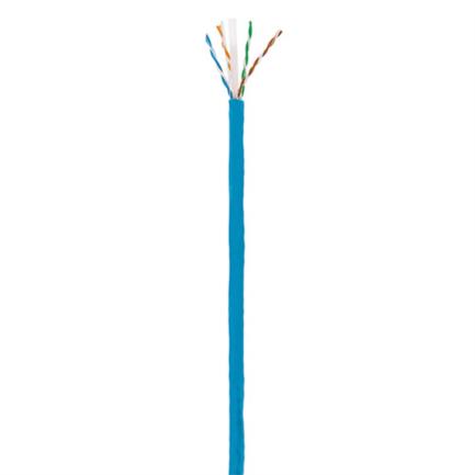 Bobina cable intellinet cat 6 cca 305m s&oacute;lida color azul