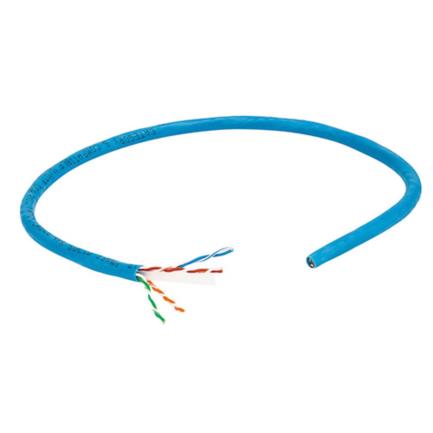 Bobina cable intellinet cat 6 utp 305m sólida color azul