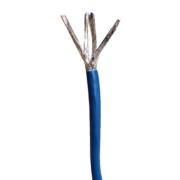 Bobina cable intellinet cat 6a sftp 305m sólida color azul