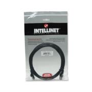 Cable red intellinet cat 6 utp 2m color negro