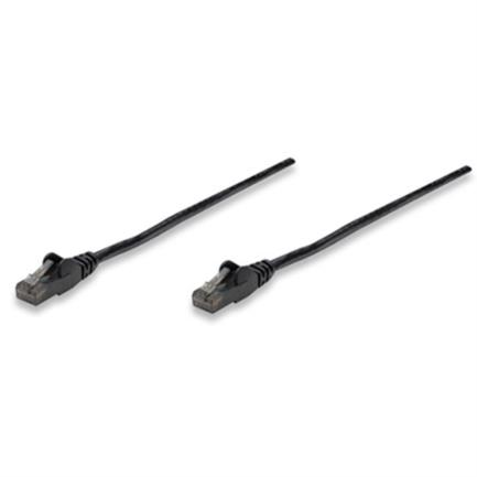 Cable red intellinet cat 6 utp 2m color negro