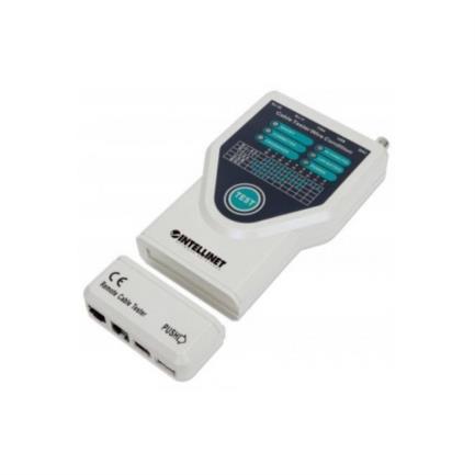 Probador de cables intellinet red rj11/rj45/usb color blanco
