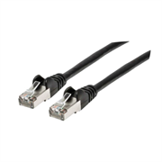 Cable intellinet red cat6a s/ftp rj45 50 micras 30cm color negro