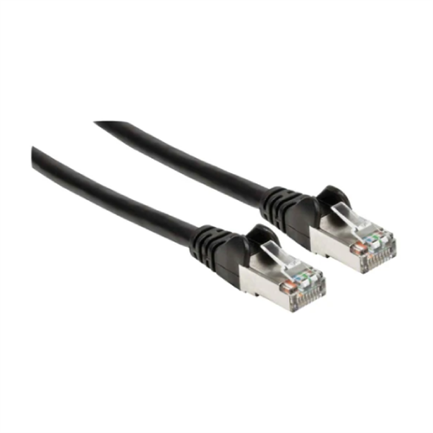 Cable intellinet red cat6a s/ftp rj45 50 micras 30cm color negro