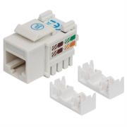 Jack intellinet cat 6 de impacto(keystone) color blanco
