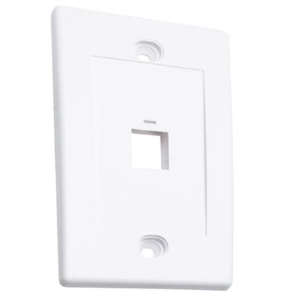 Tapa intellinet para caja 1 perforación color blanco