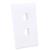 Tapa Intellinet para Caja 2 Perforaciones Color Blanco - Vista 6