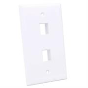 Tapa Intellinet para Caja 2 Perforaciones Color Blanco - Vista 5