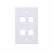 Tapa Intellinet para Caja 4 Perforaciones Color Blanco - Vista 4